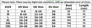 Detailed size chart for women's solid color blazer showing measurements from S to 3XL
