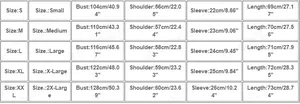 Guide des tailles détaillé pour t-shirt à col en V avec mesures en cm et en pouces