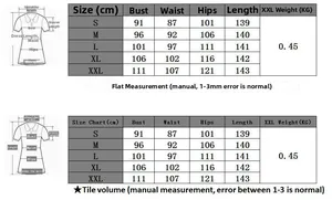 Size chart for women print cardigan showing bust and length measurements in cm