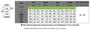 Size guide for sheer print dress with bust, waist, hips measurements in cm and inches