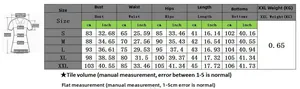 Tableau des tailles pour ensemble tricoté extensible, mesures S-XXL en cm et pouces