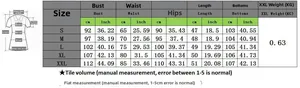 Detailed size chart for velvet tracksuit set showing measurements in cm and inches
