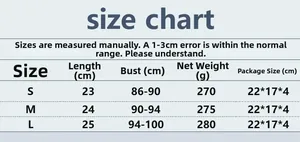 Detailed size chart for rhinestone fishnet crop top including bust and length measurements