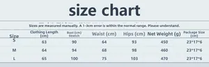 Detailed size chart for sexy sequin mini dress with length and bust measurements