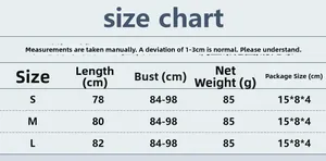 Detailed size chart for rhinestone mesh bikini coverup showing S, M, L measurements