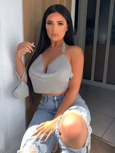 Sexy Donna Strass Metallo Mesh Halter Crop Top Paillettes Scintillanti Profondo Scollo a V Schiena Scoperta Party Nightclub Top