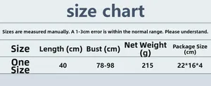 Detailed size chart for rhinestone fishnet crop top with length and bust measurements