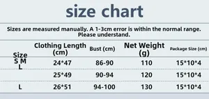 Detailed size chart for leopard print sequin crop top with S M L measurements in cm