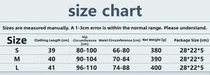 Guide des tailles pour jupe à strass et franges avec mesures de taille et hanches