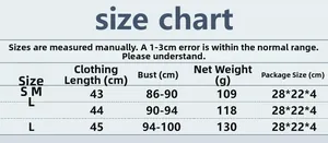 Detailed size chart for women sexy tassel tube top including length and bust measurements
