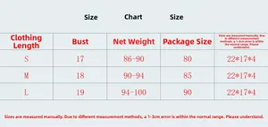 Size chart for rhinestone halter crop top showing length, bust, and weight in S to L