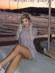 Women Sexy Long Sleeve Rhinestone Mesh Midi Dress Sparkly Transparent Bodycon Party Beach Cover Up Grey Clubwear Dress