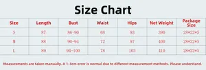 Guide des tailles pour robe à paillettes avec mesures S, M et L pour un ajustement idéal