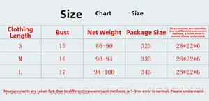 Detailed size chart for women metal sequin party top showing bust and length measures