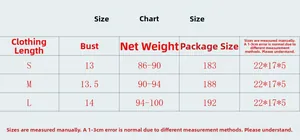 Detailed size chart for rhinestone fishnet camisole top with length and bust measurements