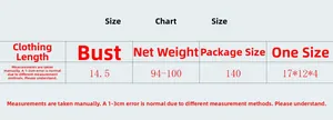 Detailed size chart showing bust and length for rhinestone halter neck camisole top