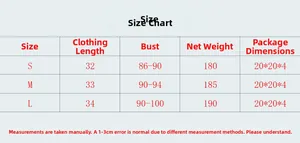 Size chart showing length and bust measurements for the resin diamond patchwork halter top