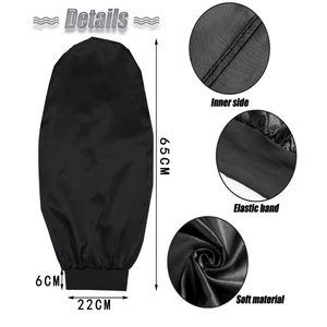 Elastic wide-band satin long hair bonnet for sleeping with detailed size measurements