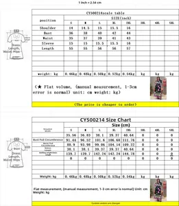 Size chart table with measurements in inches and cm for printed maxi dress