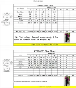 Detailed size guide table for velvet dress showing shoulder bust waist measurements