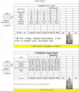 Guide des tailles détaillé pour robe longue perlée incluant épaules et buste