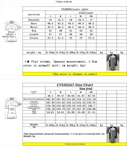 Size chart for elegant satin evening gown showing measurements in inches and centimeters