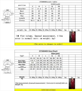 Size chart for V-neck rhinestone dress in inches and cm for S M L XL 2XL sizes