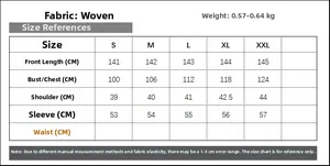 Size chart table for V-neck embroidered long dress showing measurements from S to XXL