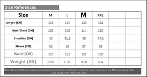 Detailed sizing chart table for printed embroidered V-neck maxi dress with measurements