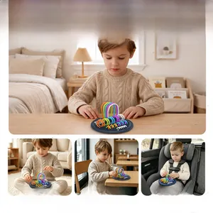 Sensory activity board toy used in home, travel, and waiting time scenarios