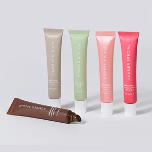 Lakerain summer butter lip balm set in five shades and flavors for deep hydration