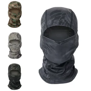 Breathable Mesh Balaclava Face Mask Tactical Camouflage Neck Gaiter For Cycling Fishing Outdoor Sports Unisex Headwear