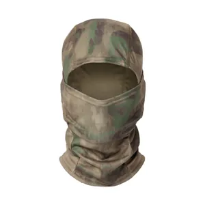 Tactical camouflage cycling mask with breathable mesh for outdoor activities and fishing