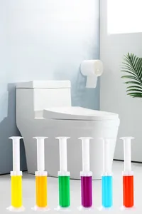 Set de 6 geles de limpieza para inodoros en forma de jeringa con varios aromas