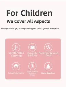 Waterproof gradient backpack with breathable straps, strong buckles and scientific storage
