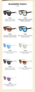 Multiple color options for polarized oversized sunglasses with UV400 protection lenses