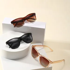 Polarized retro sunglasses in black, tortoise and amber brown with oversized frames
