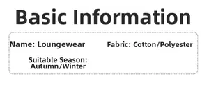 Detail sheet showing cotton and polyester fabric specs for autumn winter home shawl