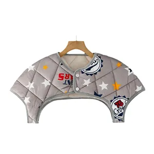 Scaldaspalle imbottito per bambini con stampe di stelle e fodera in caldo pile sherpa