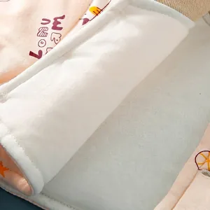 Coprispalle caldo per neonati con stampa di stelle e fodera in pile per il sonno invernale