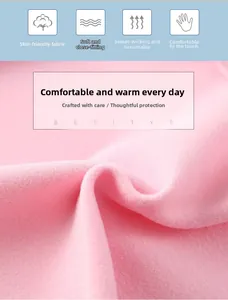 Close-up of pink soft breathable fabric texture for shoulder warmer protector