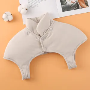 Thick Warm Padded Color Cotton Shoulder Warmer For Elderly Unisex Winter Thermal Shoulder Neck Protector Wrap Vest For Sleeping
