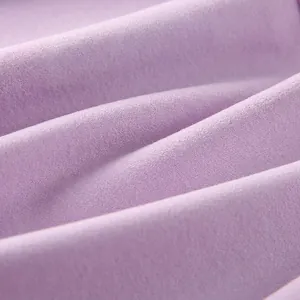 Soft lavender fleece shoulder warmer wrap for neck protection in air-conditioned rooms