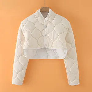 Women Quilted Shoulder Protector Shrug Padded Cotton Warm Bed Jacket For Sleep Autumn Winter Thermal Shoulder Wrap Plus Size