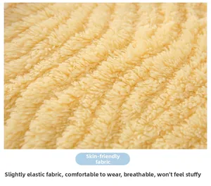 Detail view of skin-friendly flannel fabric with soft breathable and micro-elastic texture