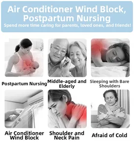 Detail guide for cotton nursing shawl protecting shoulders from AC wind and cold