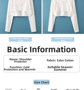 Close-up of strawberry print cotton shoulder protector for summer air-conditioned rooms