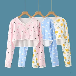 Protector de Hombros de Algodón para Mujer Cuarto con Aire Acondicionado Cárdigan Cropped Transpirable Chaqueta Bolero