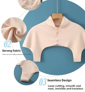 Détail macro des bords sans couture découpés au laser et tissu Dralon doux pour l'épaule