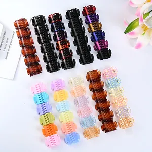 Set de mini pinzas de plástico para el cabello en varios colores para acupuntura de oreja